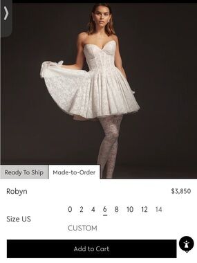 Robyn Strapless White Lace Mini Dress